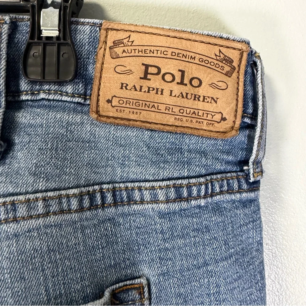 Polo Ralph Lauren Med Blue Hampton Relaxed Straight Men's Jeans‎ 46x30